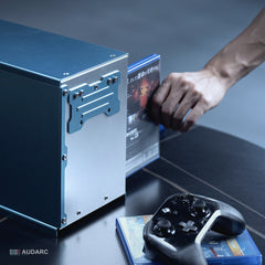 AUDARC P5 Game Unit ▍Game Case Organizer for PS4 & PS5 Collections