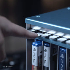 AUDARC P5 Game Unit ▍Game Case Organizer for PS4 & PS5 Collections